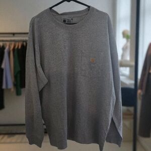 Carhartt Gray Long Sleeve Men's Tee